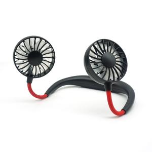China Rechargeable Hand Free 180mm USB Neck Fan factory