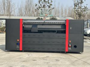China 3000KG Built In Fixing Box Water Based Sublimation Flag Printer 12 Inches Winding 23204SM 126 Inches factory