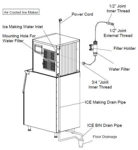 Commercial 191kg Automatic Ice Cube Machine Home Business Block Ice Maker for Supermarket Use Home Refrigerator Type