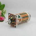 Shinny Gifts Luxury Retro Metal Toothpick Holder Pop-up Can Case Box Dispenser