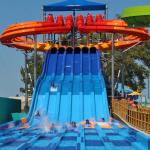 Attractive Butterfly Racing Fiberglass Water Slides Galvanized Carbon Steel