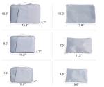 Suitcase Organiser Bags , Suitcase Packing Cells Dress Shirt Nylon Material