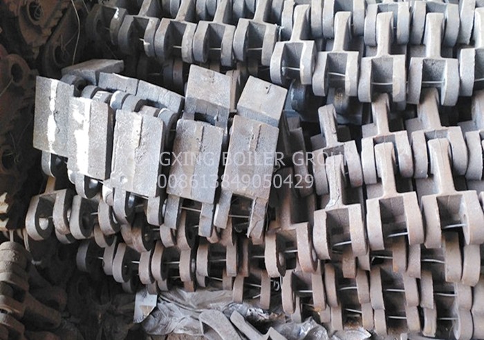 Heat Resistant Fire Grate Bars Coal Boiler Spare Parts Gray Iron Material