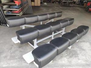 China 3 Rows Portable Aluminum Temporary Football Stands With Bench Seat factory