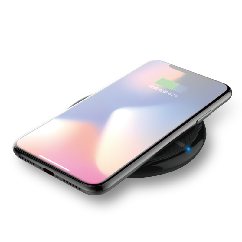 Universal 15W Qi Wireless Charging Pad Cross Style Max 12V 1.8A Input