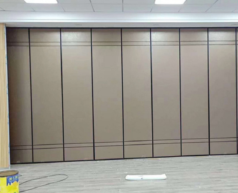American Style Sliding Operable Acoustic Partition Wall Max Height 4 Meters