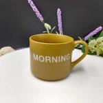 12oz Colorful Matte Glazed Stoneware Coffee Milk Cup