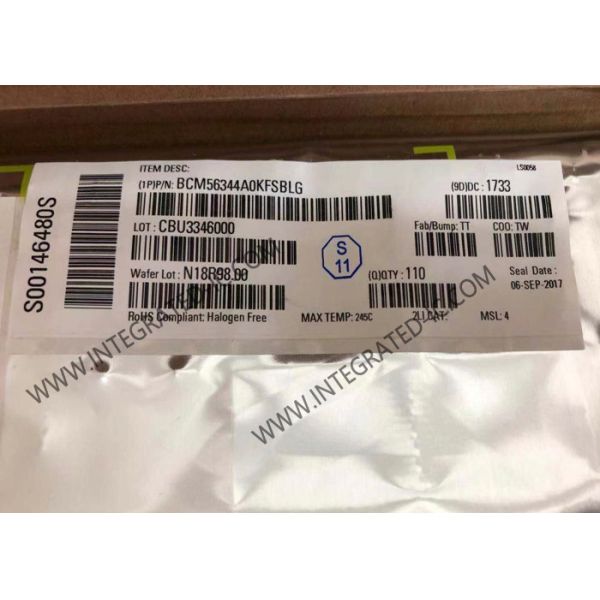 BCM56344A0KFSBLG Ethernet IC 40GE Ethernet Chip 12X10GE Communication And