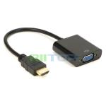 HDMI To VGA Converter Adapter Cable HD 1080P 1080P HDMI Male to VGA Female Video