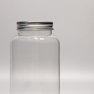 China Clear Transparent Plastic PET Bottle With Tight Sealing Cap For Cold Juice Packaging factory