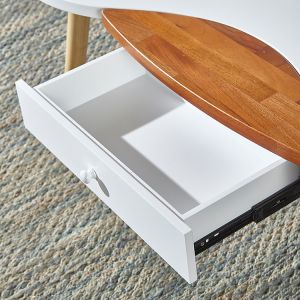 Decomposable Stool MDF Small Splicing Coffee Table 19KG With Drawers