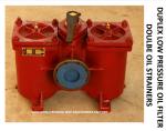 DOUBLE OIL FILTER AT THE OUTLET OF LUBRICATING OIL SEPARATOR, DOUBLE COARSE OIL