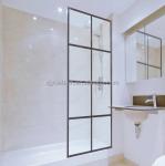 Customized Logo Elegant Design Single French Shower Door for Bathroom or Living