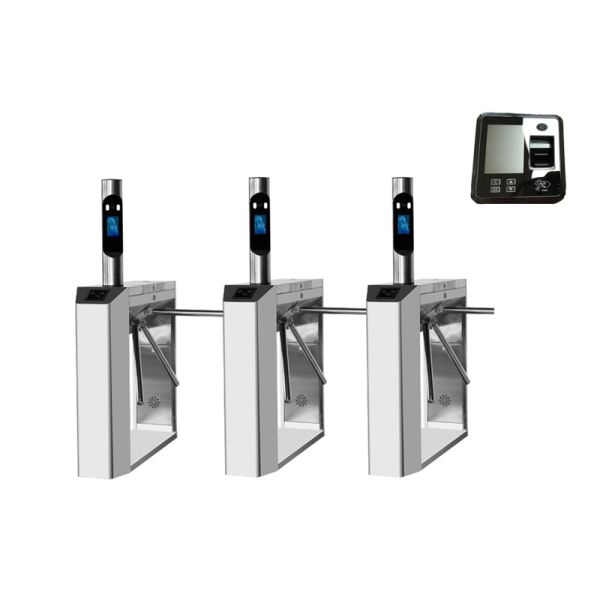 Convenient Access Control Turnstile Gate Electronic with 12V Input Connection