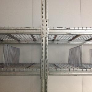 China Warehouse Custom Metal Shelving , Freezer Cold Room Steel Wire Rack Shelving factory
