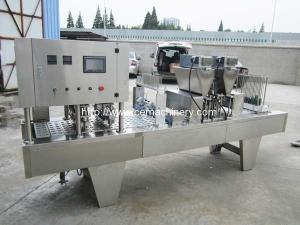 China Full Automatic Linear Type Coffee Capsule Filling Sealing Machine factory