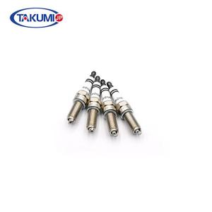 China Gasoline Scooter Spark Plugs Ceramic Material 12.7mm Thread Size Heat Resistant factory