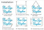 Neon Light Wedding Sign Business Logo for Customized Advertising Board Hanging