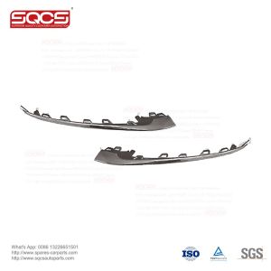 China 2228857800 2228857700 Car Front Bumper Chrome Trim Strip L R  for MERCEDES BENZ S CLASS W222  2018 2019 2020 on sale