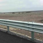 Road Traffic Safety Straight Barrier Hot Dip Galvanized Steel Guardrail at