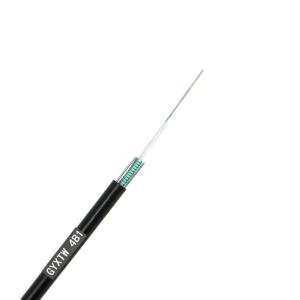 China 12core GYXTW Fiber Optic Cable 4 Core Single Mode Self Supporting Aerial factory