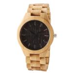 Simple Style Wooden Quartz Watch Bamboo Band 0-3 ATM With Customized Color