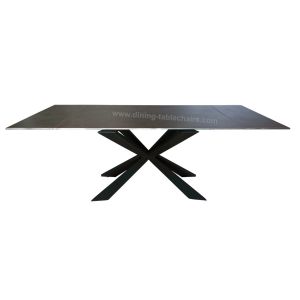 2.1 Meter Modern Rectangle Dining Table With Ceramic Top