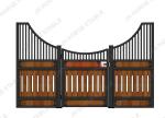 14ft*14ft European Horse Stalls 38mm Bamboo Metal Material Galvanised