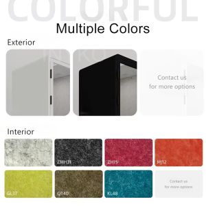 Modular Soundproof Booth and Sleeping Pod with 2300x2200x2300HMM Dimensions and