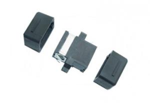 China Black color Ceramic or Bronze Sleeve MPO Fiber Optic Adapter for CATV Networks factory