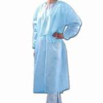 Direct deal，the best selling isolation gown，SMS，blue,L&XL surgical isolation