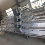 Hot Galvanized A Type Broiler Baby Chick Cage For Automatic Rearing