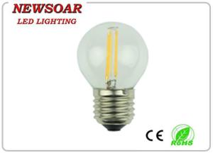 China provide reliable quality E27 2w globe bulb-led filament light bulb factory