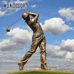Outdoor Bronze Large Realistic Life Size 3D 2D Letter Sculpture