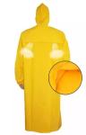 1pc Long Hi Vis Raincoat Breathable Full Length Hi Vis Raincoat For Workers