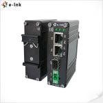 Industrial Ethernet Fiber Media Converter 60W PoE+ DIN Rail / Wall mount Options