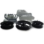 SLA SLS Silicone Molding Prototype rapid vacuum casting plastic Resin Abs