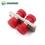Single Mode Flange FC Fiber Optic Adapter Metal Housing JIS Standard