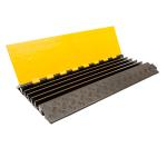 Highly Visible Anti-Slip Outdoor Rubber Cable Protector 5 Channel