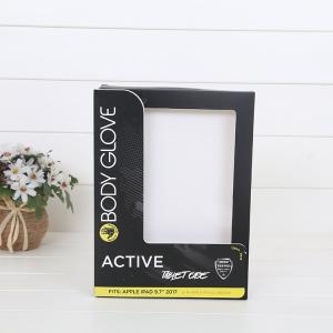 China Window Black Card Electronic Product Box Folding CMYK 4 Color Offset Printing LOGO factory