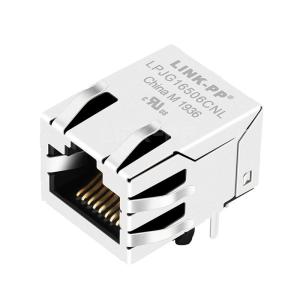 China LPJG16506CNL RJ45 Connector Manufacturers Offers 1000 Base-T Tab Up Without Led RJ45 Jack factory