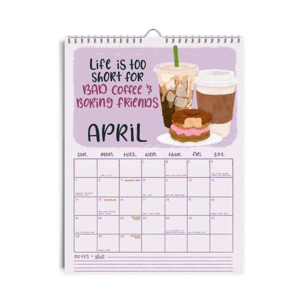 Theme Holiday / Seasonal Custom Wall Calendar Paper Type Glossy Personalization