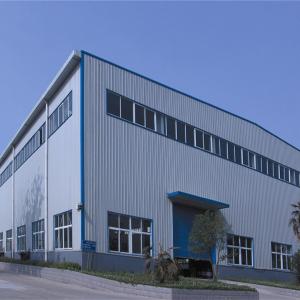 China Q355 Steel Portal Frame Roof Structure 50-120mm Roof For Exhibition Hall factory