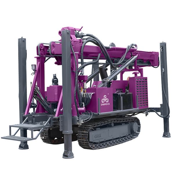 Crawler Rock Core Drilling Machine Geological Exploration Drill Rigs Hydraulic Core Drilling Rig