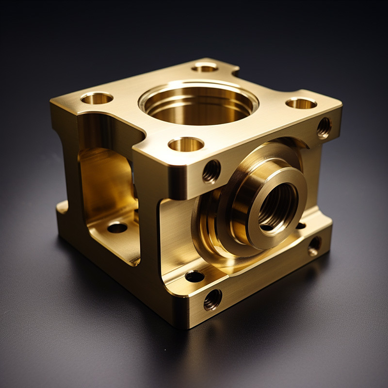CNC Machining Custom Brass Parts With Milling Turning Drilling Processing