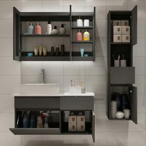 China Classic Simple Modern Bathroom Furniture Set Hotel Beauty Salon Storage Cabinets factory