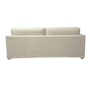Modern Sofa With Wood Legs Two Three Seater Sofa With Linen Cotton Fabric