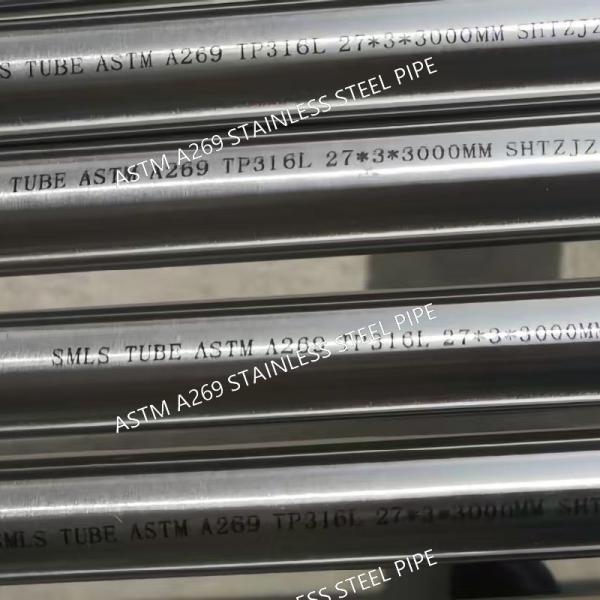TP304 TP316L Stainless Steel Pipe Seamless Pipe Precison Cold Drawn SS Pipes
