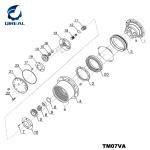 PC200-6 GM35VA Excavator Hydraulic Parts