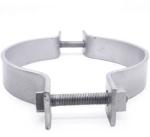 Smooth Surface Fiber Optic Components HDG Steel ADSS Cable Fastern Pole Clamp